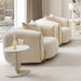AICO Furniture Sassani Chair Crepe in Gold - Furniture Land (Milwaukee, WI)