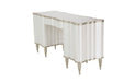 AICO London Place Vanity/Desk in Creamy Pearl - Furniture Land (Milwaukee, WI)