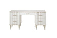 AICO London Place Vanity/Desk in Creamy Pearl - Furniture Land (Milwaukee, WI)