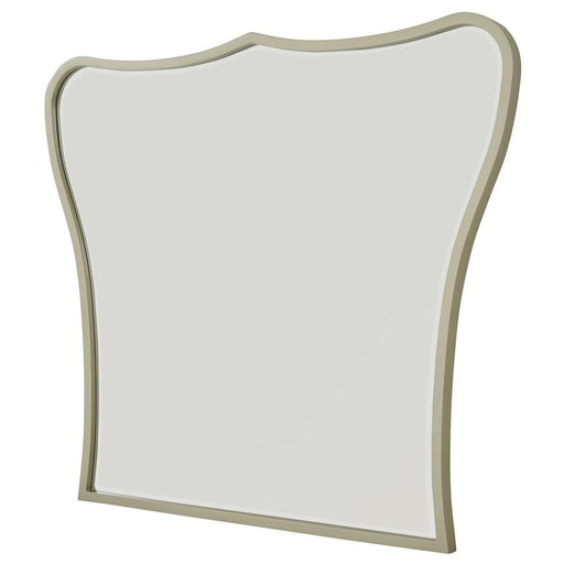 AICO London Place Vanity Mirror in Platinum - Furniture Land (Milwaukee, WI)