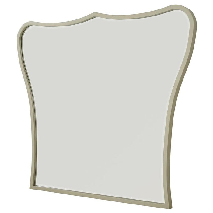 AICO London Place Vanity Mirror in Platinum - Furniture Land (Milwaukee, WI)