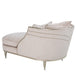 AICO London Place Chaise in Light Champagne - Furniture Land (Milwaukee, WI)