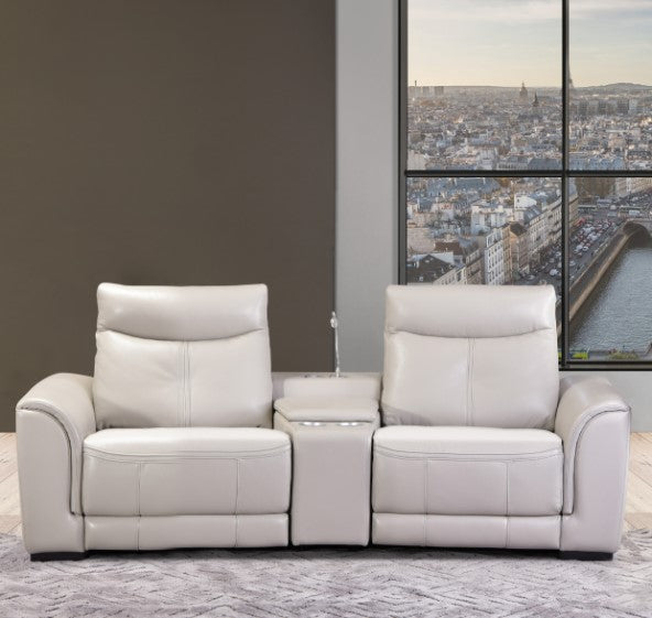 AICO Mia Bella Bentley 3pc Loveseat Set w/ Motion - Furniture Land (Milwaukee, WI)