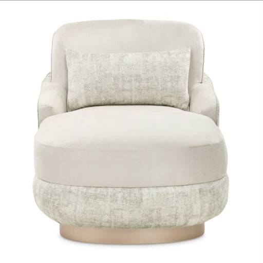 AICO Furniture Aurora Chaise Quarry in Moonlight - Furniture Land (Milwaukee, WI)