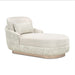 AICO Furniture Aurora Chaise Quarry in Moonlight - Furniture Land (Milwaukee, WI)