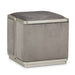 AICO Furniture Linea Ottoman in Silver Mist - Furniture Land (Milwaukee, WI)