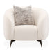 AICO Furniture Noir Chair Marshmallow in Black Nickel - Furniture Land (Milwaukee, WI)