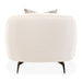 AICO Furniture Noir Chair Marshmallow in Black Nickel - Furniture Land (Milwaukee, WI)