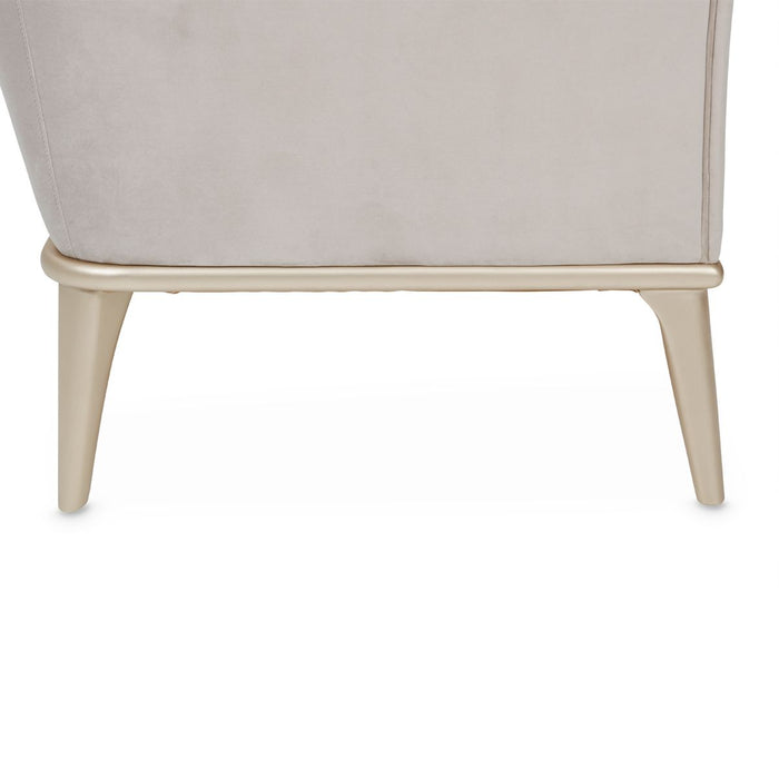 AICO Yvette Sofa in Porcini Medium Champagne - Furniture Land (Milwaukee, WI)