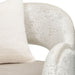 AICO Yvette Accent Chair in Porcini Medium Champagne - Furniture Land (Milwaukee, WI)