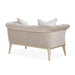 AICO Yvette Chair and A Half in Porcini Medium Champagne - Furniture Land (Milwaukee, WI)