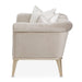 AICO Yvette Chair and A Half in Porcini Medium Champagne - Furniture Land (Milwaukee, WI)