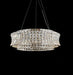 AICO Furniture Lighting Galaxy Large Round LED Chandelier in Chrome - Furniture Land (Milwaukee, WI)