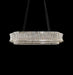 AICO Furniture Lighting Galaxy Oval LED Chandelier in Chrome - Furniture Land (Milwaukee, WI)