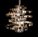 AICO Furniture Lighting Hemispheres 8 Light Chandelier in Silver - Furniture Land (Milwaukee, WI)