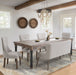 AICO Furniture Lighting Ranchero 6 Light Chandelier in Black - Furniture Land (Milwaukee, WI)