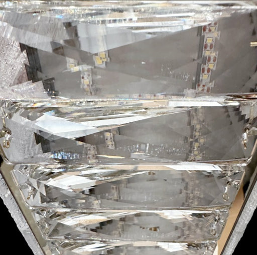 AICO Furniture Lighting Mina Rectangular LED Chandelier - Furniture Land (Milwaukee, WI)