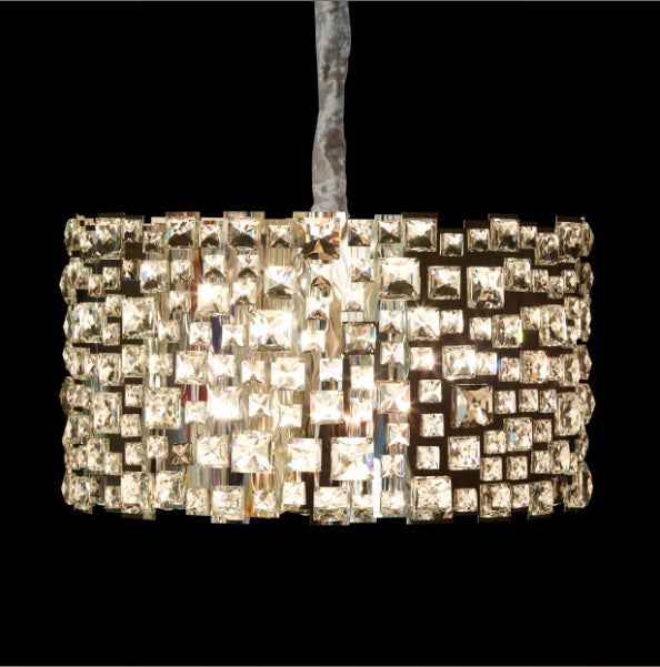 AICO Furniture Lighting Facets 12 Light Chandelier - Furniture Land (Milwaukee, WI)