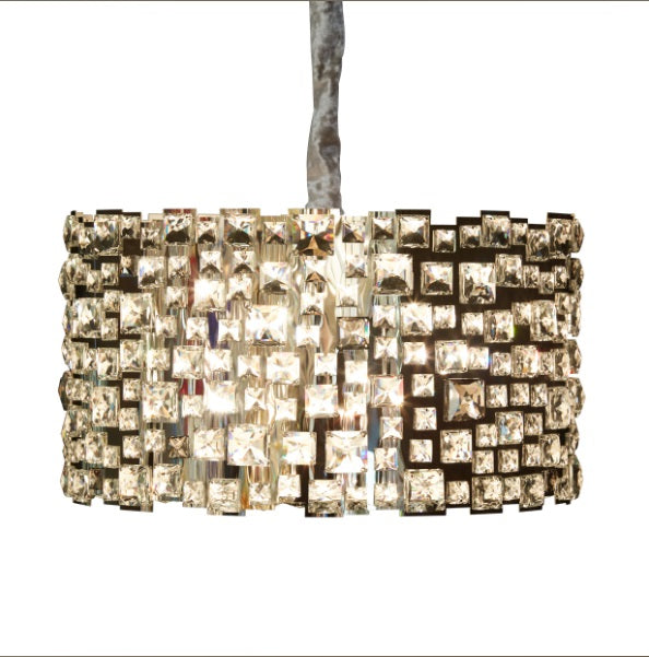 AICO Furniture Lighting Facets 12 Light Chandelier - Furniture Land (Milwaukee, WI)