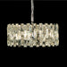 AICO Furniture Lighting Baguette 8 Light Chandelier in Clear - Furniture Land (Milwaukee, WI)