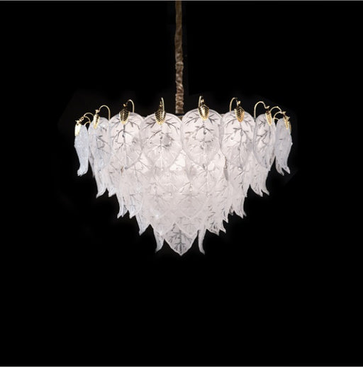 AICO Furniture Lighting Autumn 21 Light Chandelier in Clear - Furniture Land (Milwaukee, WI)