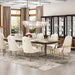 AICO Furniture Lighting Autumn Rectangular Light Chandelier in Clear - Furniture Land (Milwaukee, WI)