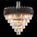 AICO Furniture Lighting Symphony Round 24 Light Chandelier in Clear - Furniture Land (Milwaukee, WI)