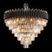 AICO Furniture Lighting Symphony Round 37 Light Chandelier in Clear - Furniture Land (Milwaukee, WI)