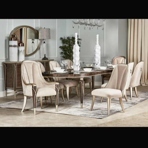 AICO Furniture Lighting Madrid 8 Light Chandelier in Clear - Furniture Land (Milwaukee, WI)