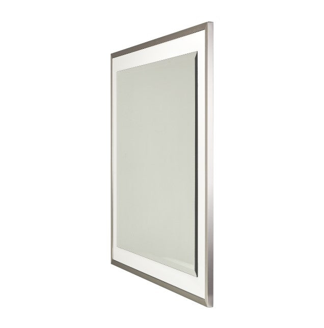AICO Marquee Wall Mirror in Cloud White - Furniture Land (Milwaukee, WI)