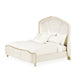 AICO Malibu Crest Queen Curved Panel Bed in Chardonnay - Furniture Land (Milwaukee, WI)