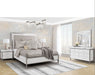 AICO Marquee Queen Panel Bed in Cloud White KI-MRQEQN-108 - Furniture Land (Milwaukee, WI)