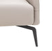 AICO Furniture Mia Bella Bergamo Accent Chair in Stainless Steel - Furniture Land (Milwaukee, WI)