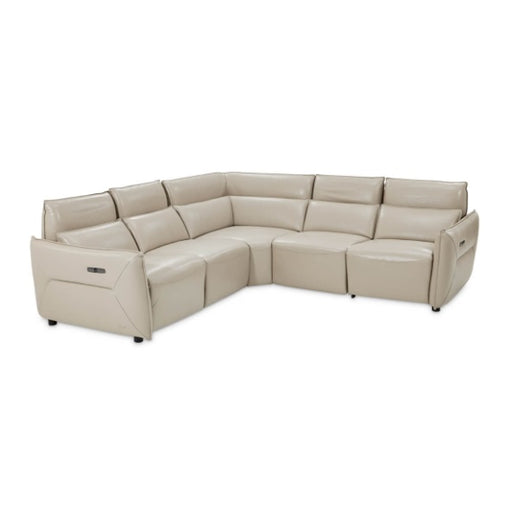 AICO Furniture Verona Corner Wedge in Light Gray - Furniture Land (Milwaukee, WI)
