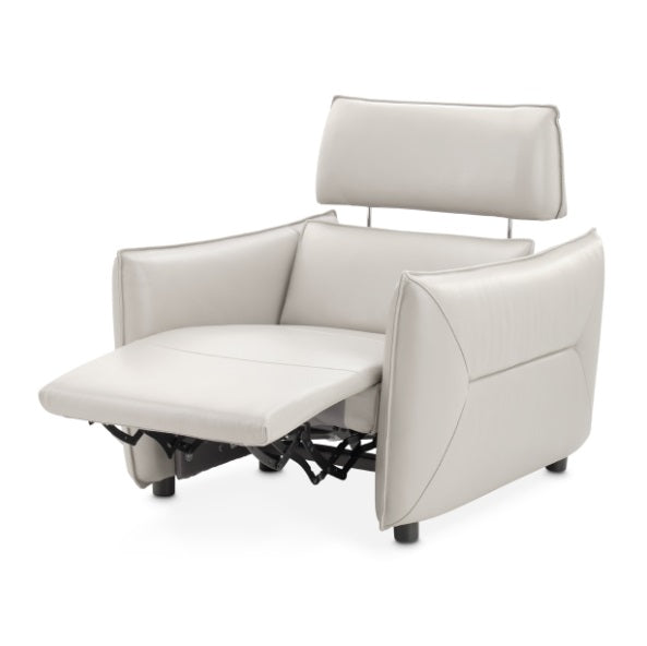 AICO Furniture Verona Matching Chair in Light Gray - Furniture Land (Milwaukee, WI)