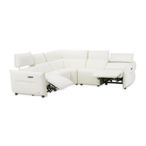 AICO Furniture Verona Corner Wedge in Snow White - Furniture Land (Milwaukee, WI)