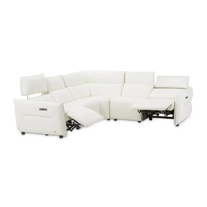 AICO Furniture Verona Corner Wedge in Snow White - Furniture Land (Milwaukee, WI)