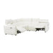 AICO Furniture Verona Corner Wedge in Snow White - Furniture Land (Milwaukee, WI)