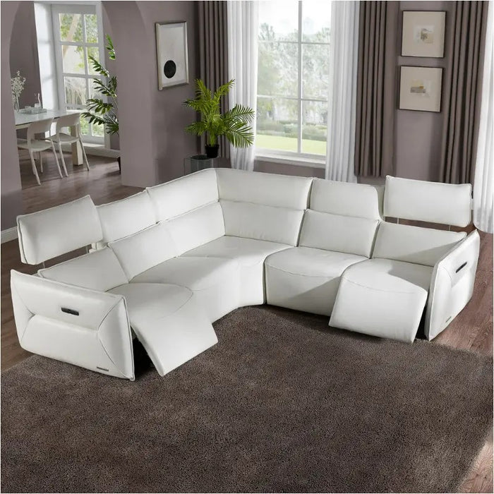 AICO Furniture Verona Corner Wedge in Snow White - Furniture Land (Milwaukee, WI)