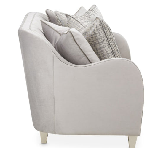 AICO Furniture Roxbury Park Loveseat in Slate - Furniture Land (Milwaukee, WI)