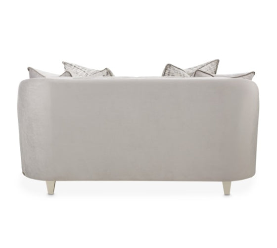 AICO Furniture Roxbury Park Loveseat in Slate - Furniture Land (Milwaukee, WI)