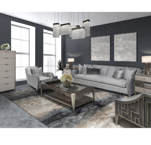 AICO Furniture Roxbury Park Matching Chair in Slate - Furniture Land (Milwaukee, WI)