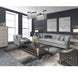 AICO Furniture Roxbury Park Matching Chair in Slate - Furniture Land (Milwaukee, WI)