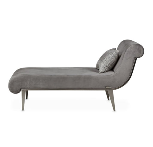 AICO Furniture Roxbury Park Chaise in Gray Pearl - Furniture Land (Milwaukee, WI)