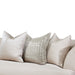 AICO Malibu Crest 3-Piece Sofa Sectional in Pearl Chardonnay - Furniture Land (Milwaukee, WI)