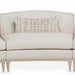 AICO Malibu Crest 3-Piece Sofa Sectional in Pearl Chardonnay - Furniture Land (Milwaukee, WI)