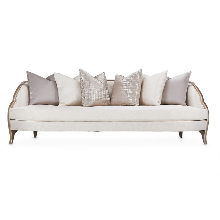 AICO Malibu Crest Sofa in Chardonnay - Furniture Land (Milwaukee, WI)