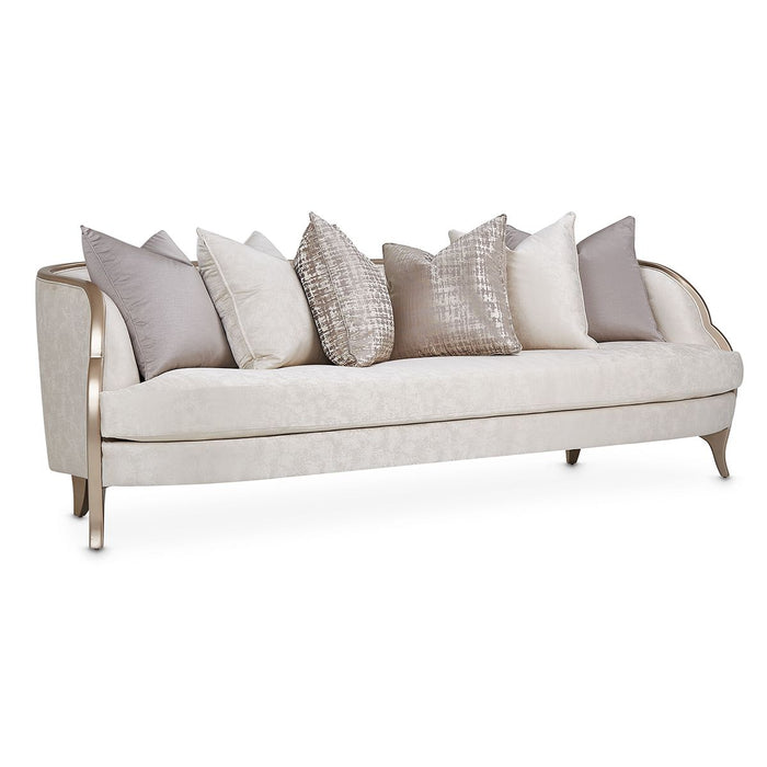 AICO Malibu Crest Sofa in Chardonnay - Furniture Land (Milwaukee, WI)