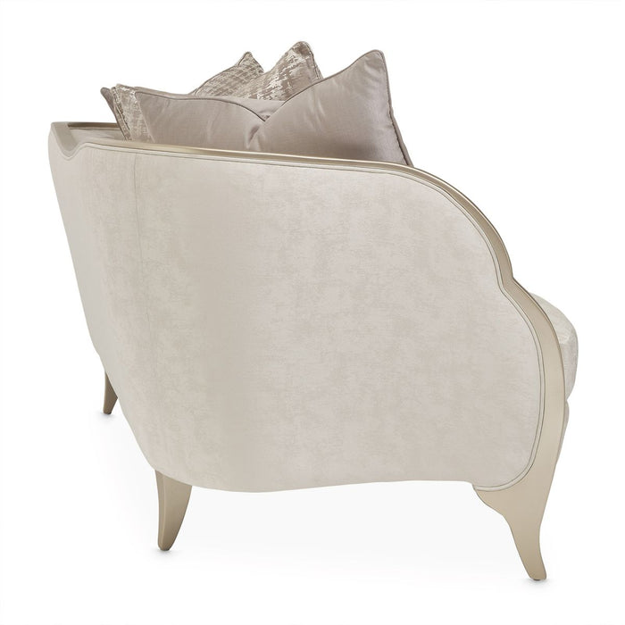 AICO Malibu Crest Loveseat in Chardonnay - Furniture Land (Milwaukee, WI)