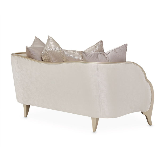 AICO Malibu Crest Loveseat in Chardonnay - Furniture Land (Milwaukee, WI)